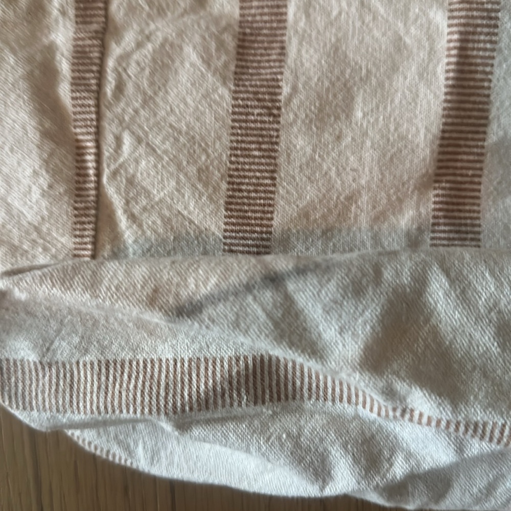 Final price Tensira X Sezane Cream and Tan Canvas Tote Bag - Picture 3 of 4
